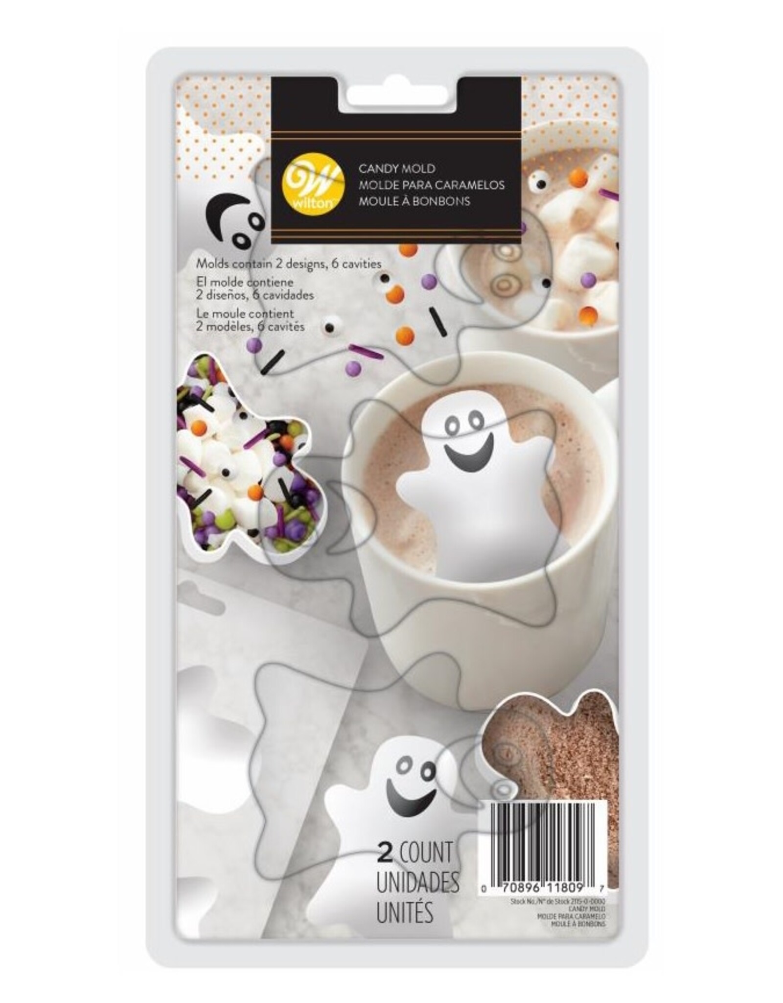 Wilton Wilton Candy Mold Choco Bomb Spook Set/2