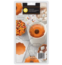 Wilton Candy Mold Choco Bomb Pompoen Set/2