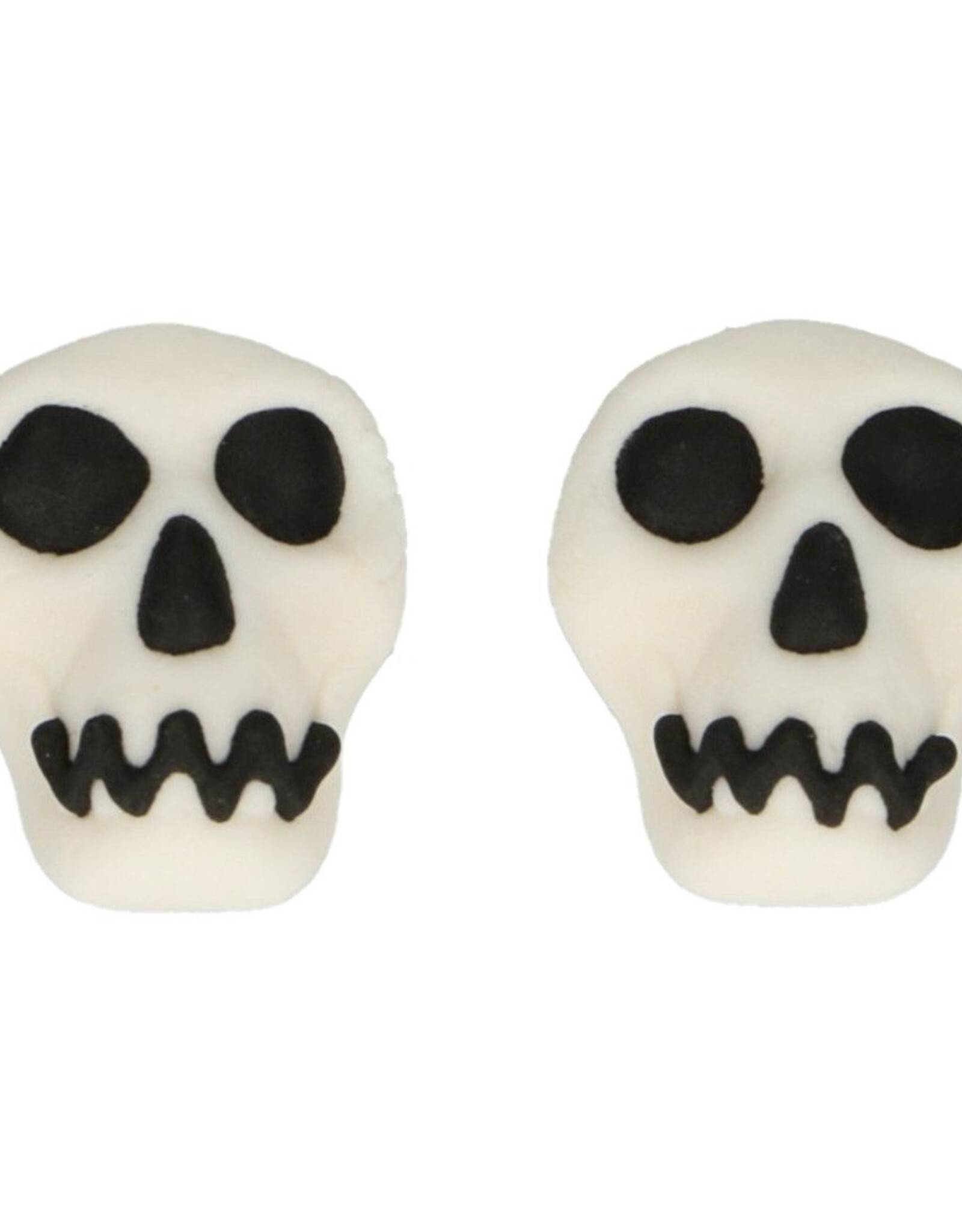 FunCakes FunCakes Fondant Decoratie Doodshoofden Set/8