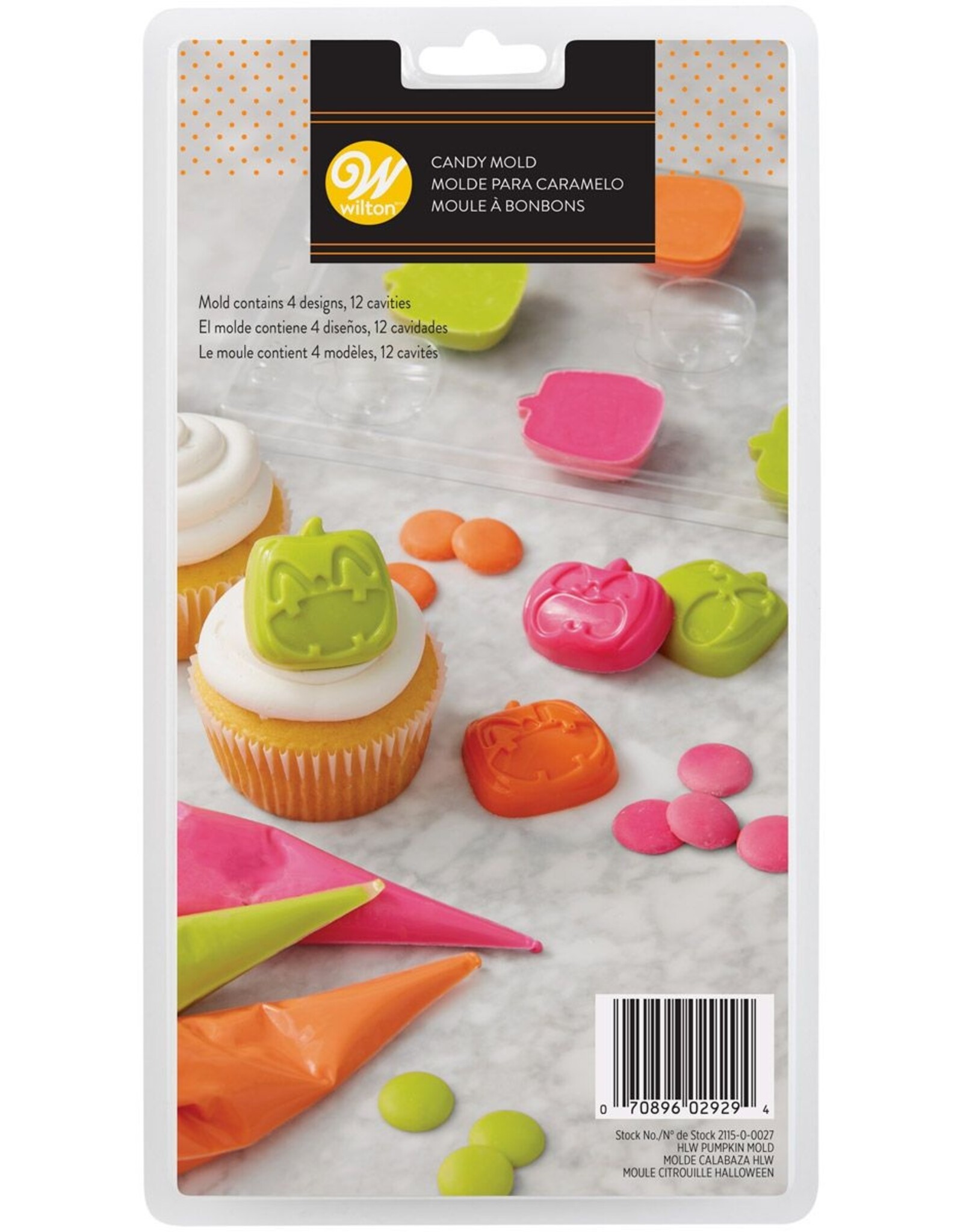 Wilton Wilton Candy Mould Halloween Pumpkin