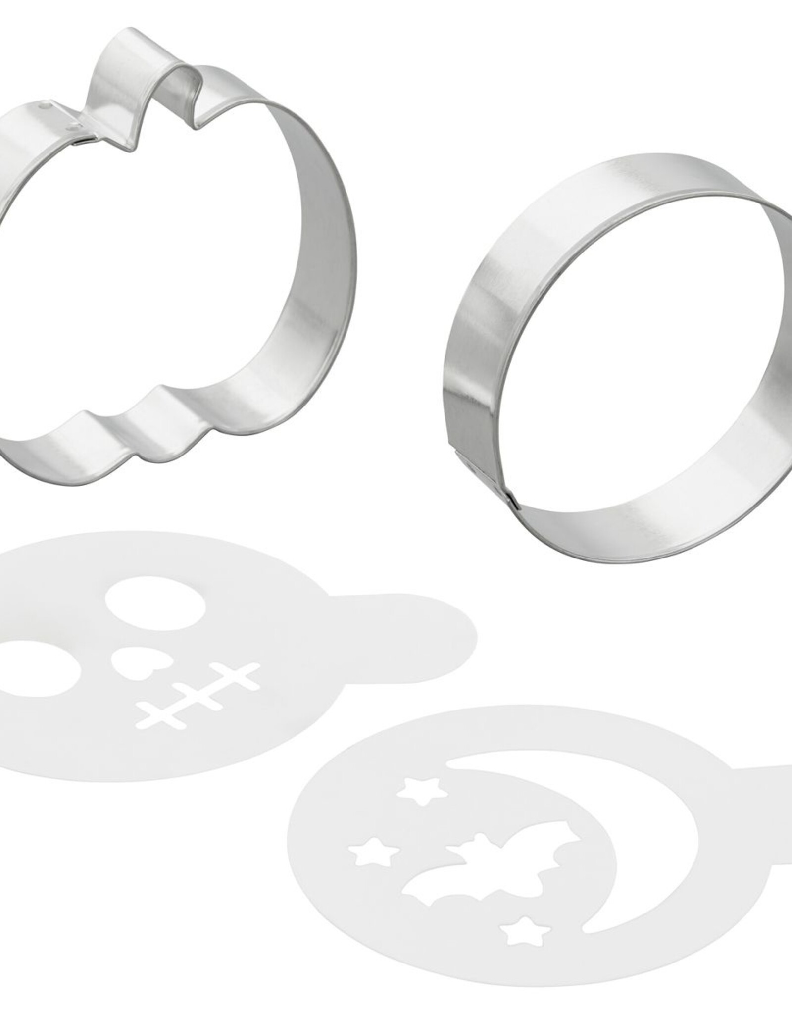 Wilton Wilton Uitsteker & Stencil Set Halloween Set/4