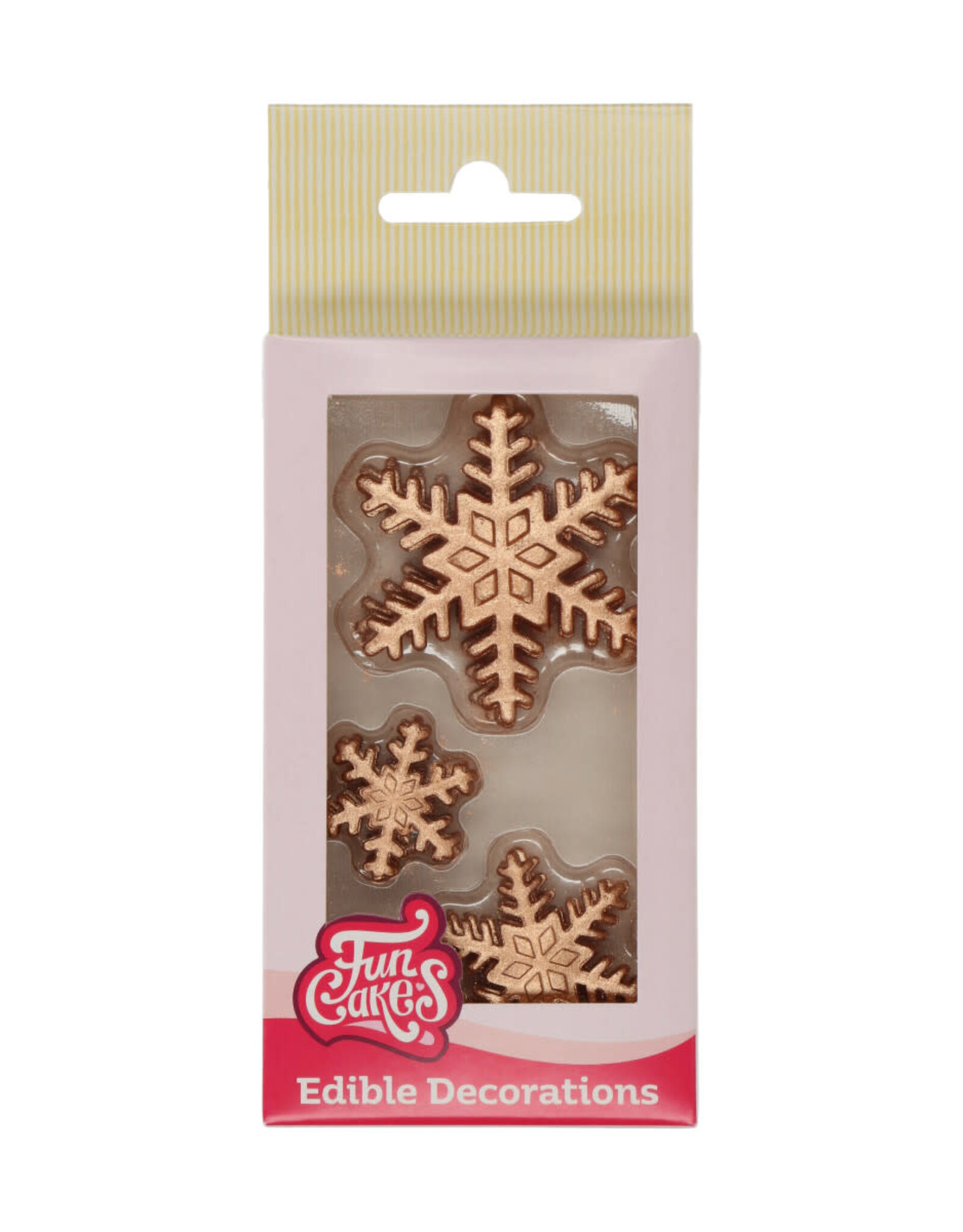 FunCakes FunCakes Suiker Decoratie Bronzen IJskristal Gemengd Set/12
