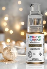 Sugarflair Sugarflair Pump Spray Powder Puff Glitter Dust - Flash Gold - 10g