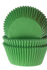 House of Marie House of Marie Mini Baking Cups Grasgroen pk/60
