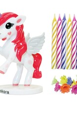 Dekora Dekora Unicorn Cake Topper & Candles pk/10
