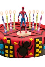 Dekora Dekora Spiderman Cake Topper & Candles pk/10