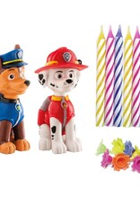 Dekora Dekora Paw Patrol Cake Topper pk/2 & Candles pk/10