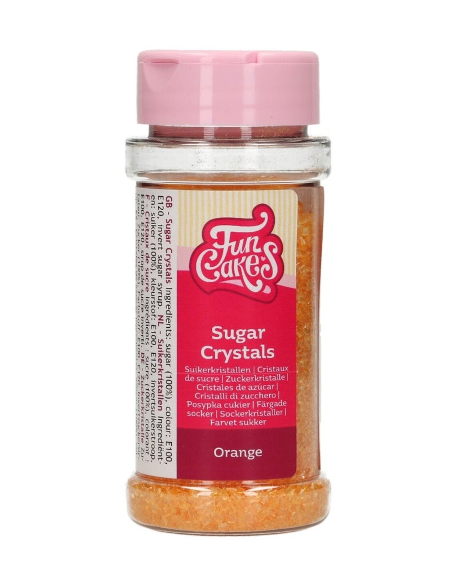 FunCakes FunCakes Suikerkristallen Oranje 80 g