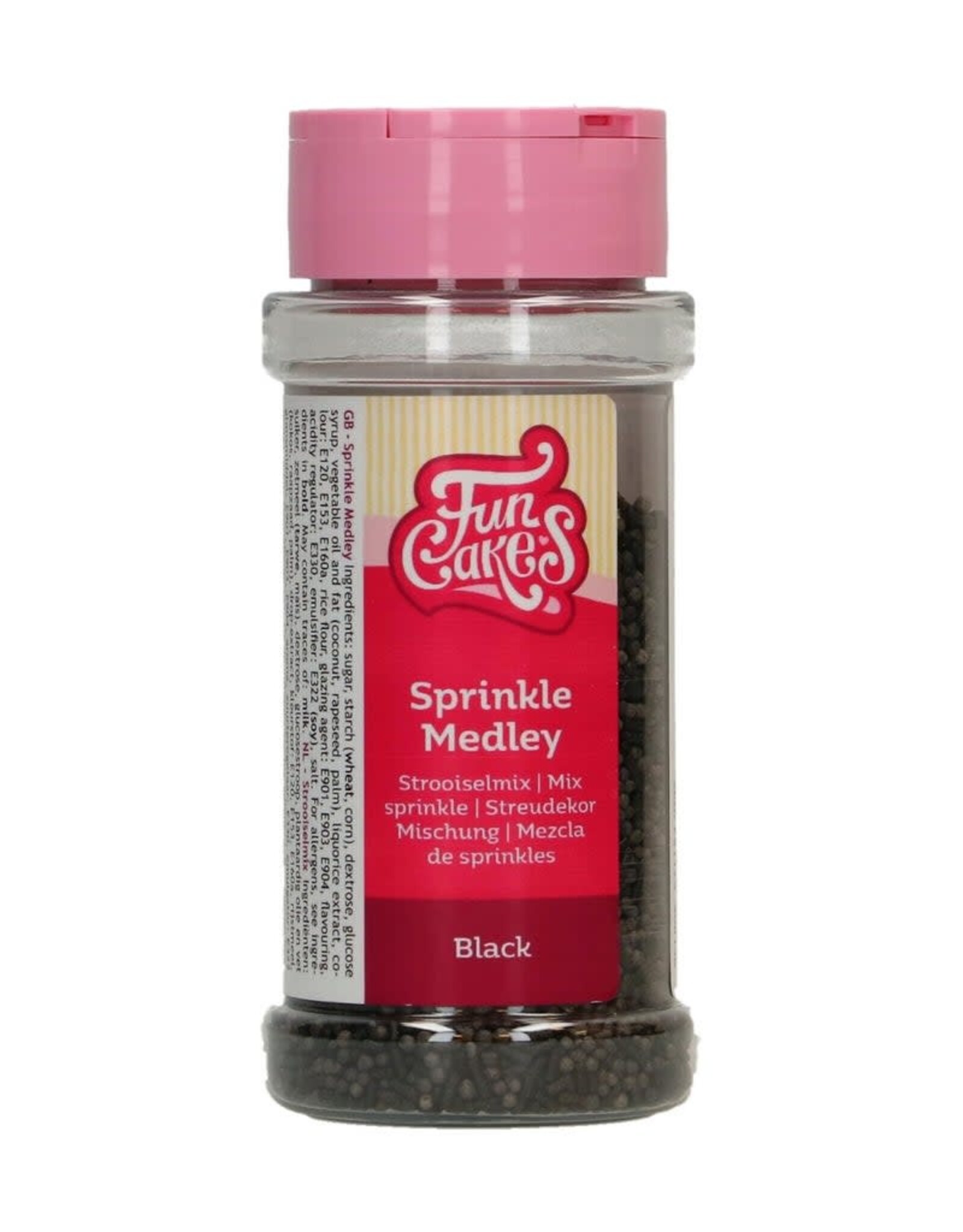 FunCakes FunCakes Sprinkle Medley Black 65 g