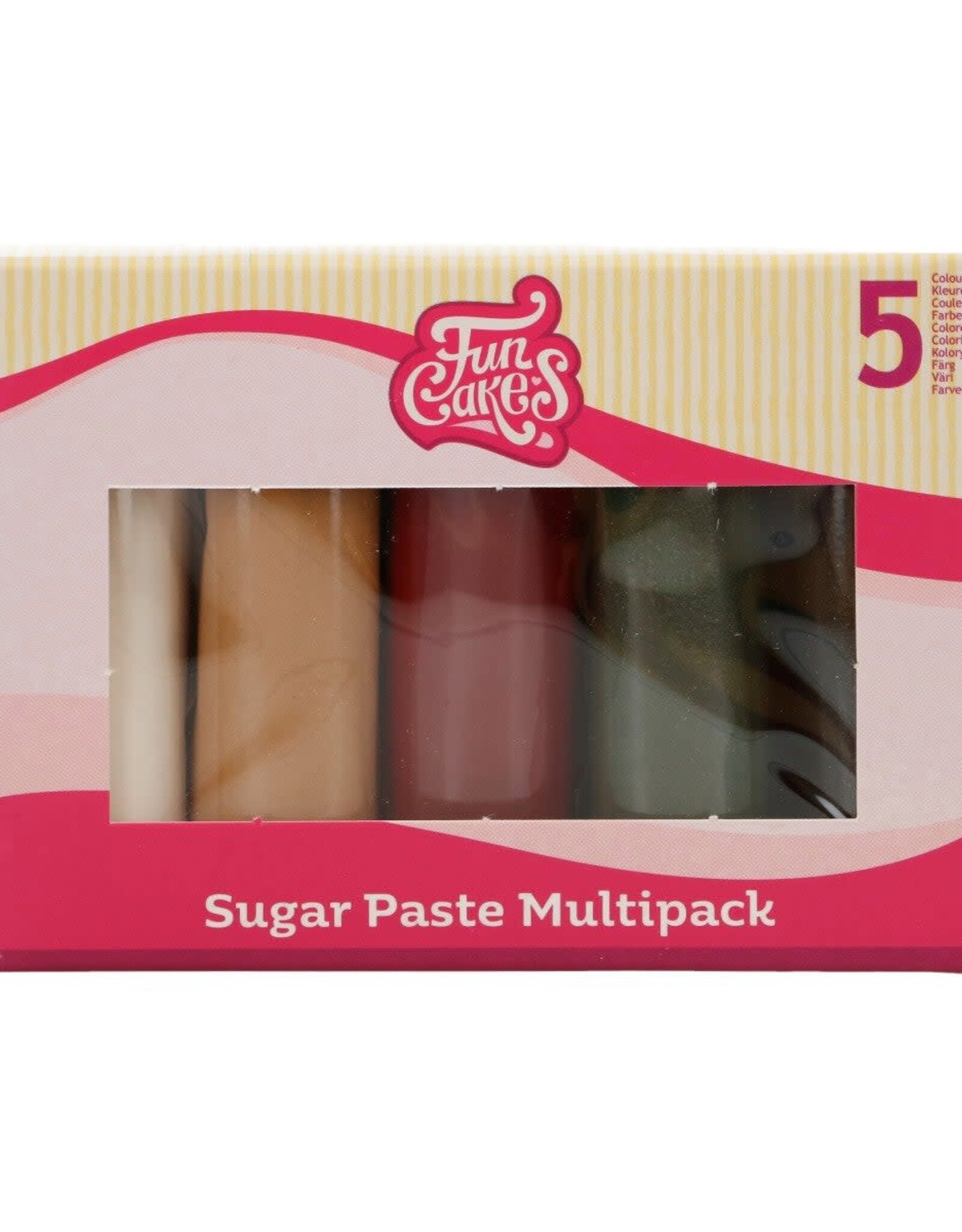 FunCakes FunCakes Rolfondant Multipack Sparkling Palette 5x100 g