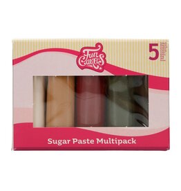FunCakes FunCakes Rolfondant Multipack Sparkling Palette 5x100 g