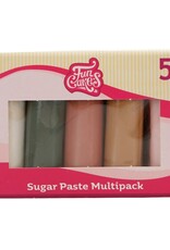 FunCakes FunCakes Rolfondant Multipack Shimmering Garden 5x100 g
