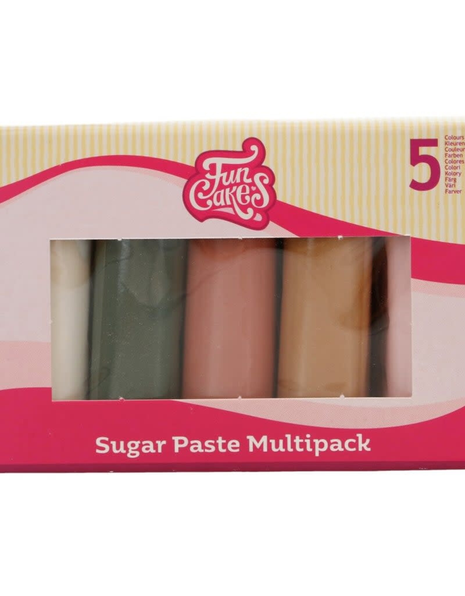 FunCakes FunCakes Rolfondant Multipack Shimmering Garden 5x100 g