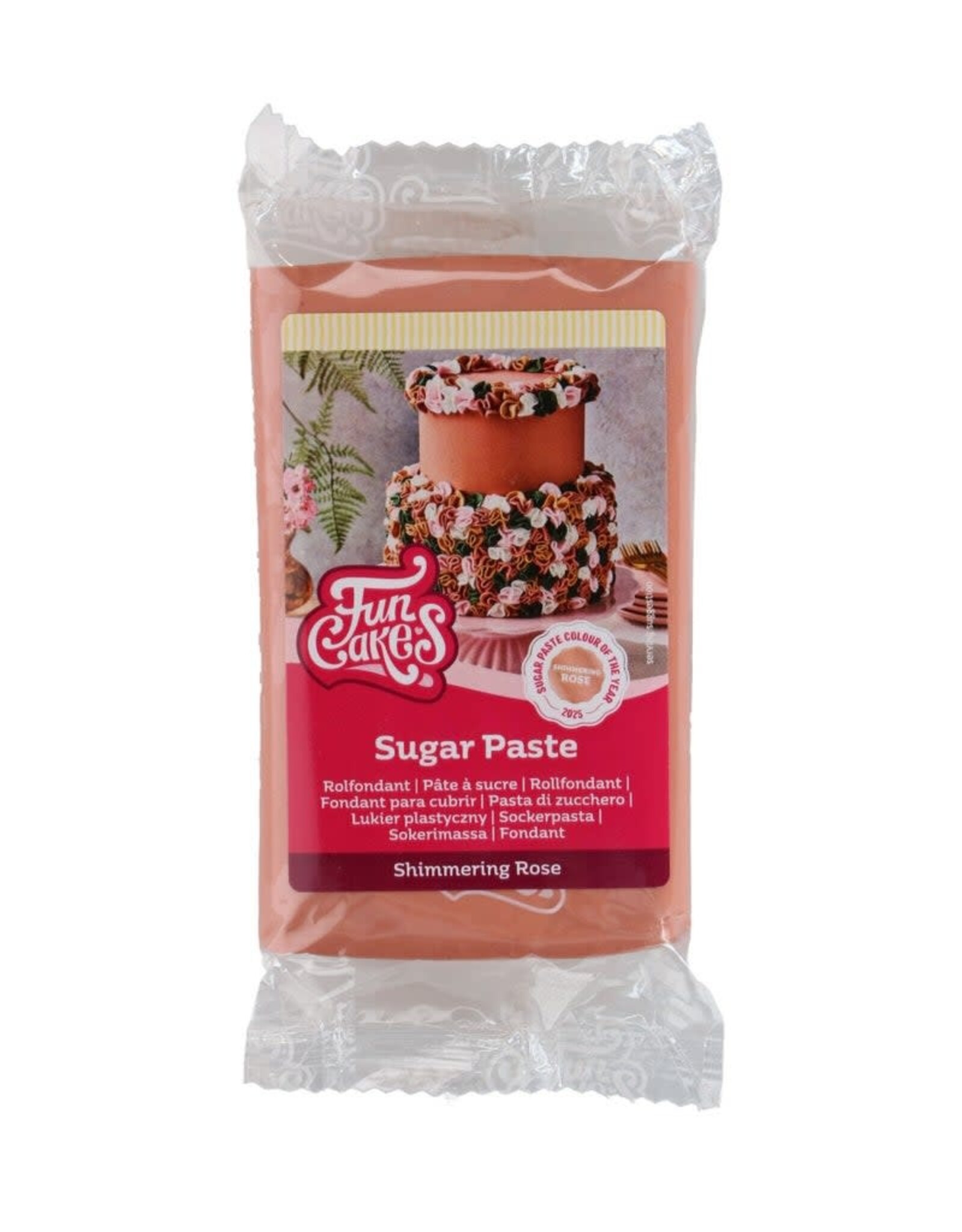 FunCakes FunCakes Rolfondant Shimmering Rose 250 g