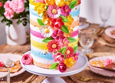 Eetbare Papieren Bloemen en Vlinders