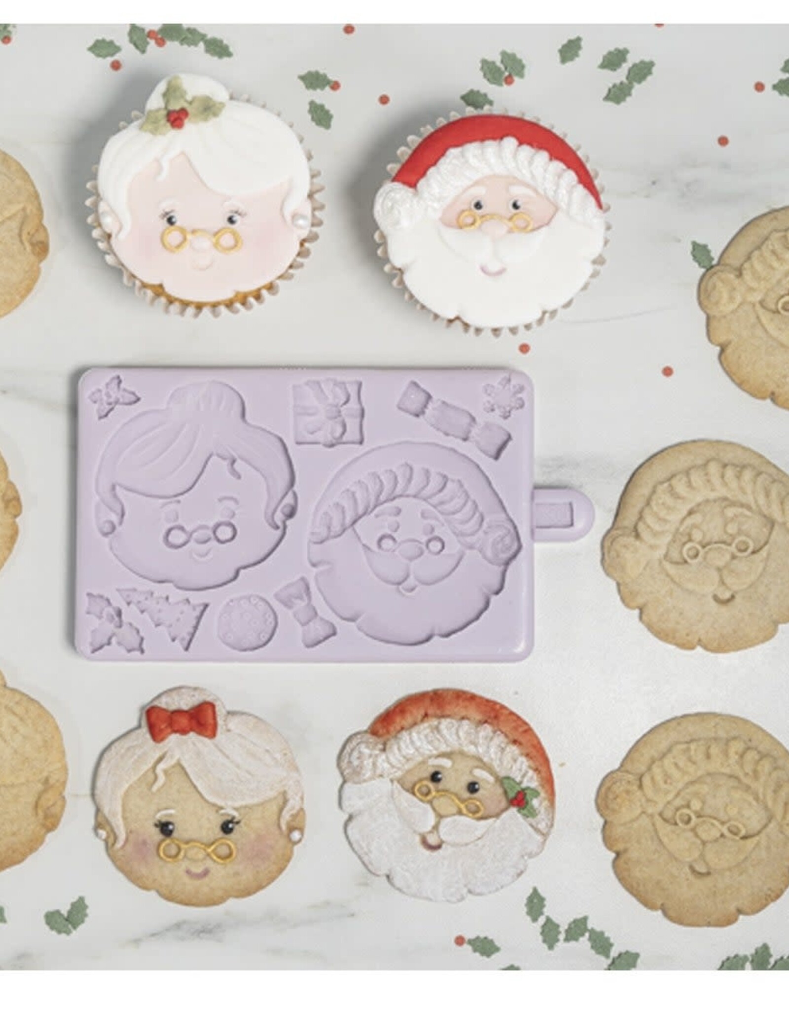 Karen Davies Karen Davies Siliconen Mould - Mr & Mrs Claus