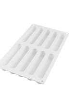 Silikomart Silikomart Siliconen Vorm Eclair 13x2,5x2,5cm (10)