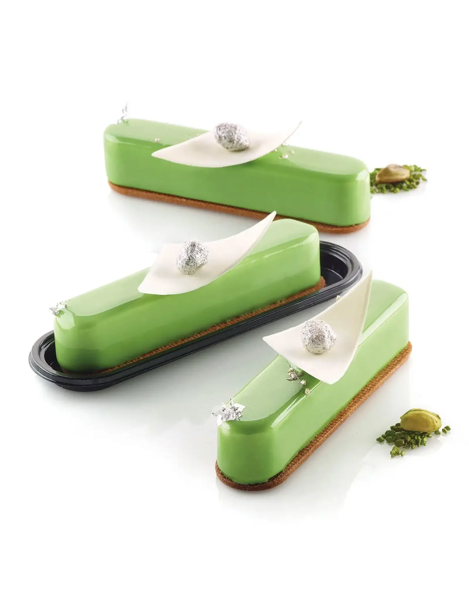 Silikomart Silikomart Siliconen Vorm Eclair 13x2,5x2,5cm (10)