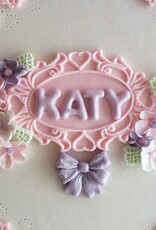 Katy Sue Designs Katy Sue Mould Decorative Plaque Oval Hearts