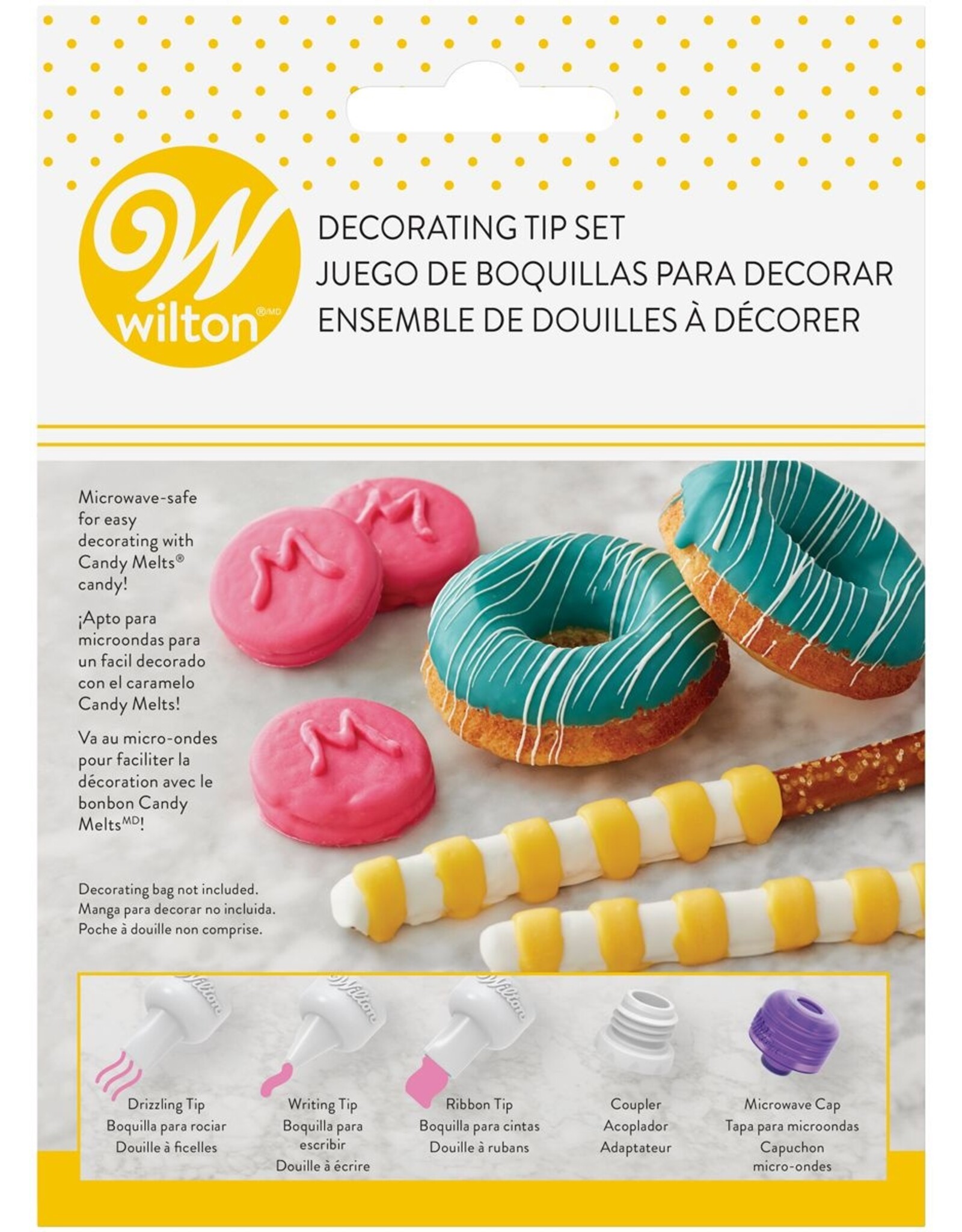 Wilton Wilton Candy Melt Decorating Tip Set/5