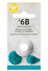 Wilton Wilton Decorating Tip #6B Open Star Carded*