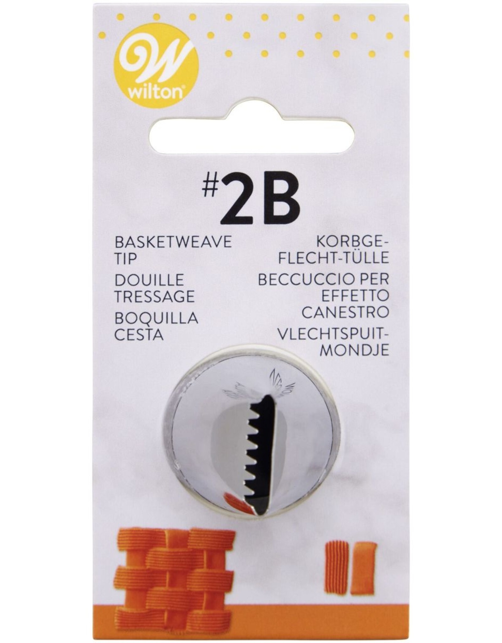 Wilton Wilton Decorating Tip #2B Basketweave Carded*