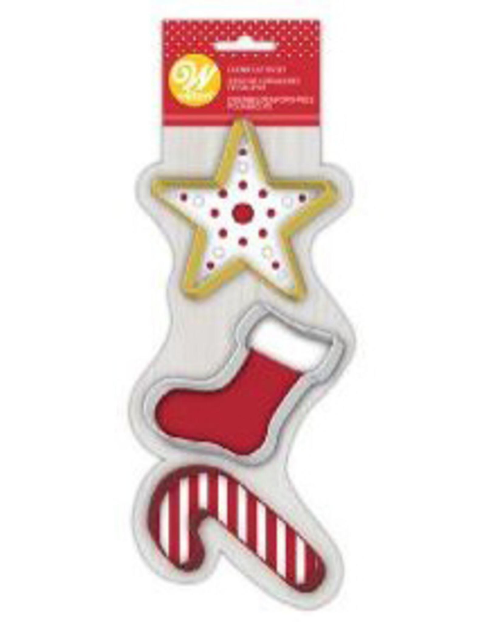 Wilton Wilton Ster/Sok/Zuurstok Koekjesuitsteker Set/3