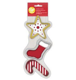 Wilton Wilton Ster/Sok/Zuurstok Koekjesuitsteker Set/3