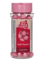 FunCakes FunCakes Zachte Parels Large 10mm  Roze 70 g