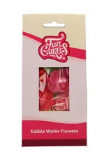 FunCakes FunCakes Eetbare Papieren Bloemen Frangipani & Blaadjes pk/15