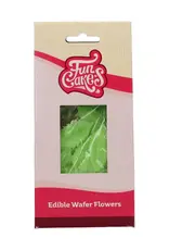 FunCakes FunCakes Eetbare Papieren Bloemen Groene Blaadjes pk/50