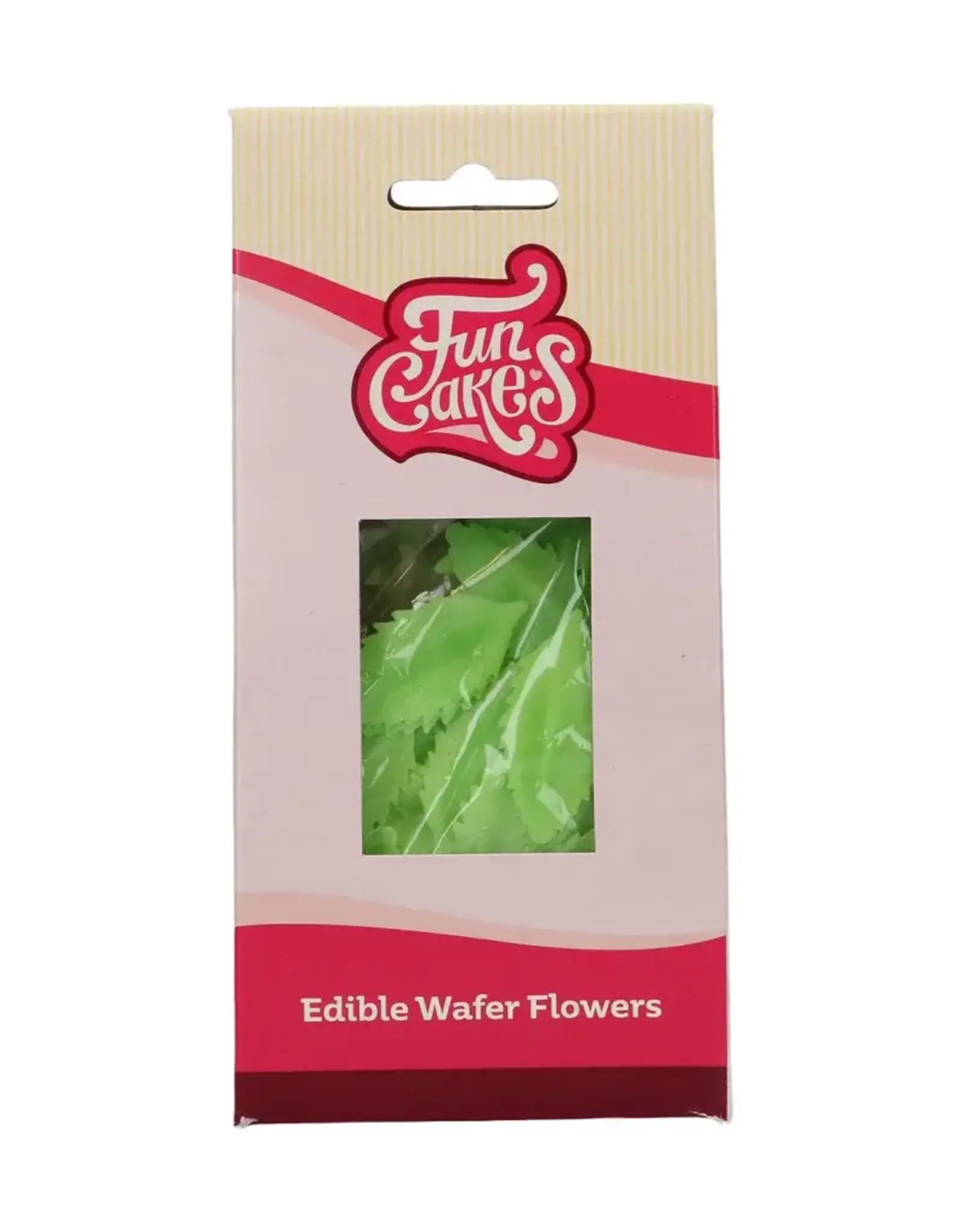 FunCakes FunCakes Eetbare Papieren Bloemen Groene Blaadjes pk/50