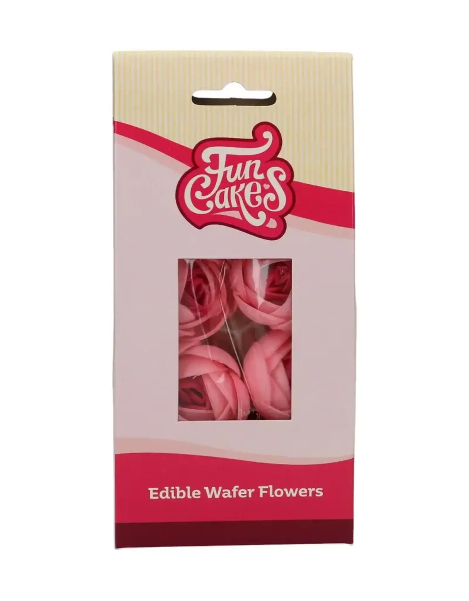 FunCakes FunCakes Eetbare Papieren Bloemen Roos pk/6