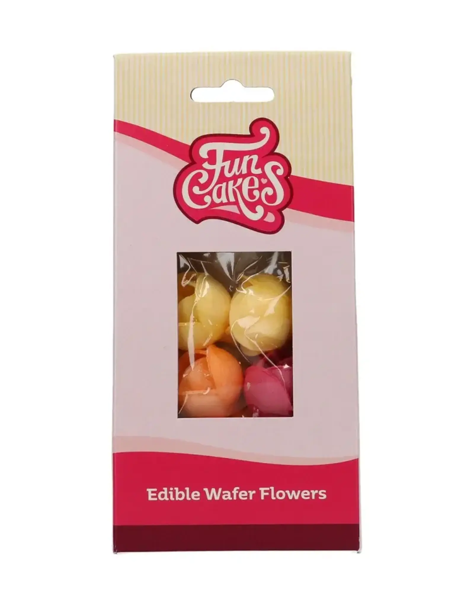 FunCakes FunCakes Eetbare Papieren Bloemen Pioenroos pk/7