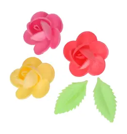 FunCakes Eetbare Papieren Bloemen Frangipani & Blaadjes pk/15