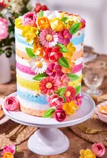 FunCakes FunCakes Eetbare Papieren Bloemen Frangipani & Blaadjes pk/15