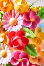 FunCakes FunCakes Eetbare Papieren Bloemen Frangipani & Blaadjes pk/15
