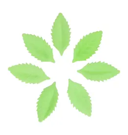 FunCakes Eetbare Papieren Bloemen Groene Blaadjes pk/50