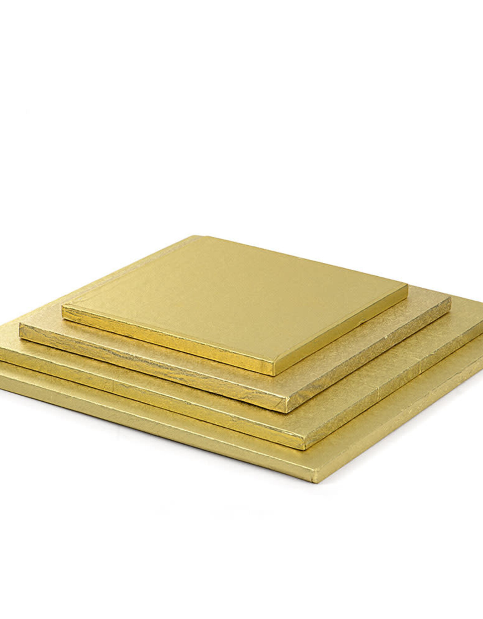 Decora Cake Drum Vierkant 40 cm Goud
