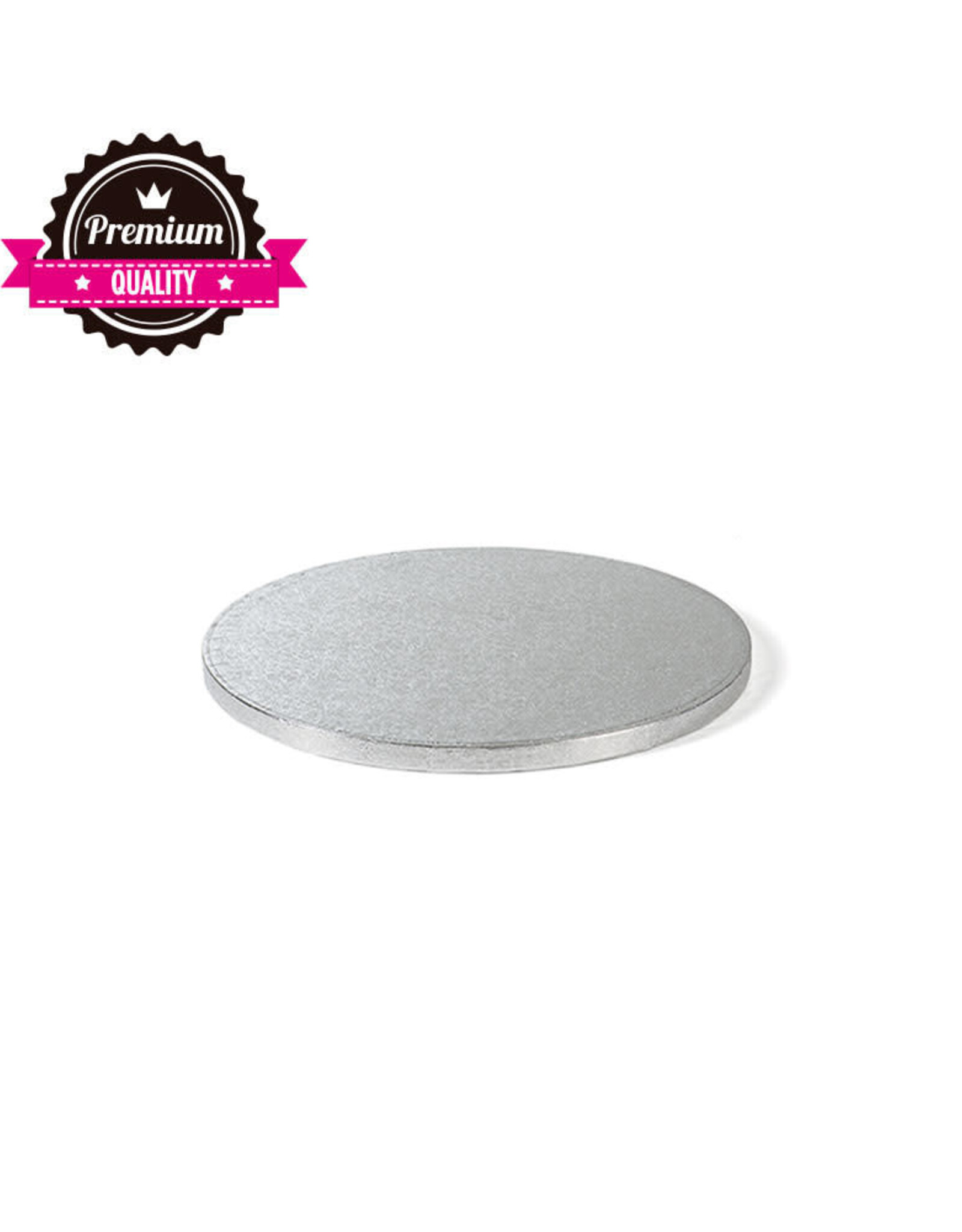 Decora Cake Drum Rond Ø 20 cm Zilver