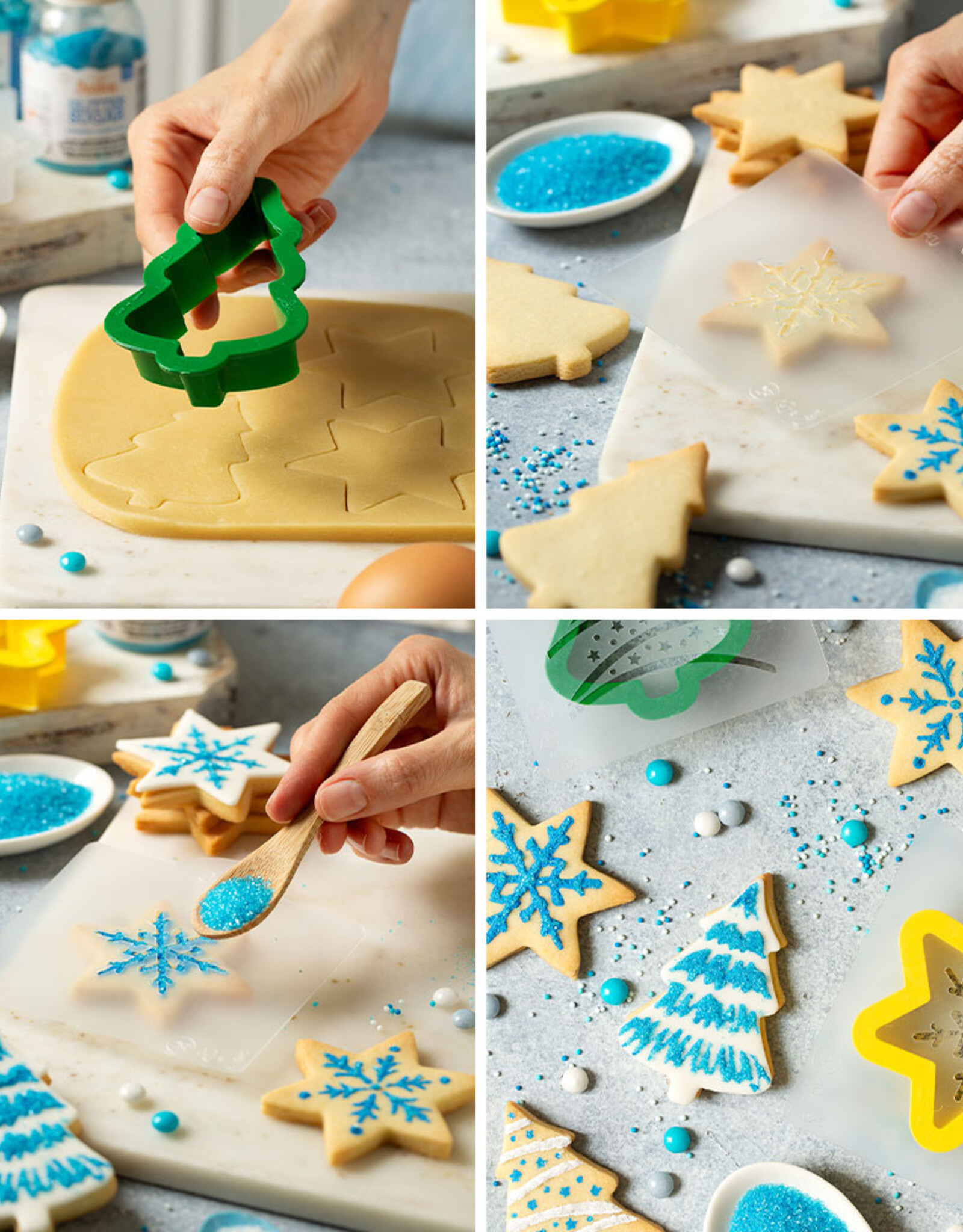 Decora Decora Uitstekers en Stencils Kerst