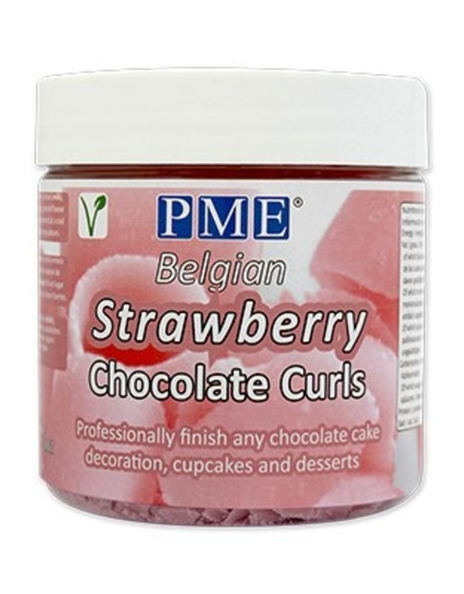 PME PME Belgian Chocolate curls Strawberry
