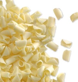 PME Belgian Chocolate Curls White 85g