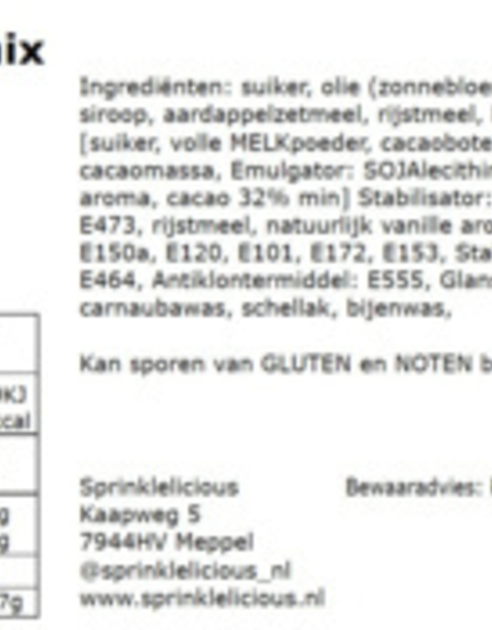 Sprinklelicious Sprinklelicious Nude Glutenvrij