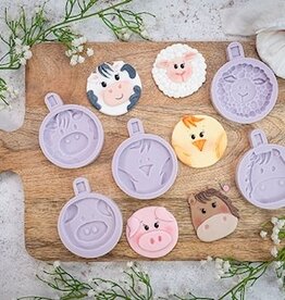 Karen Davies KD - Farm Animal Faces - Full Set