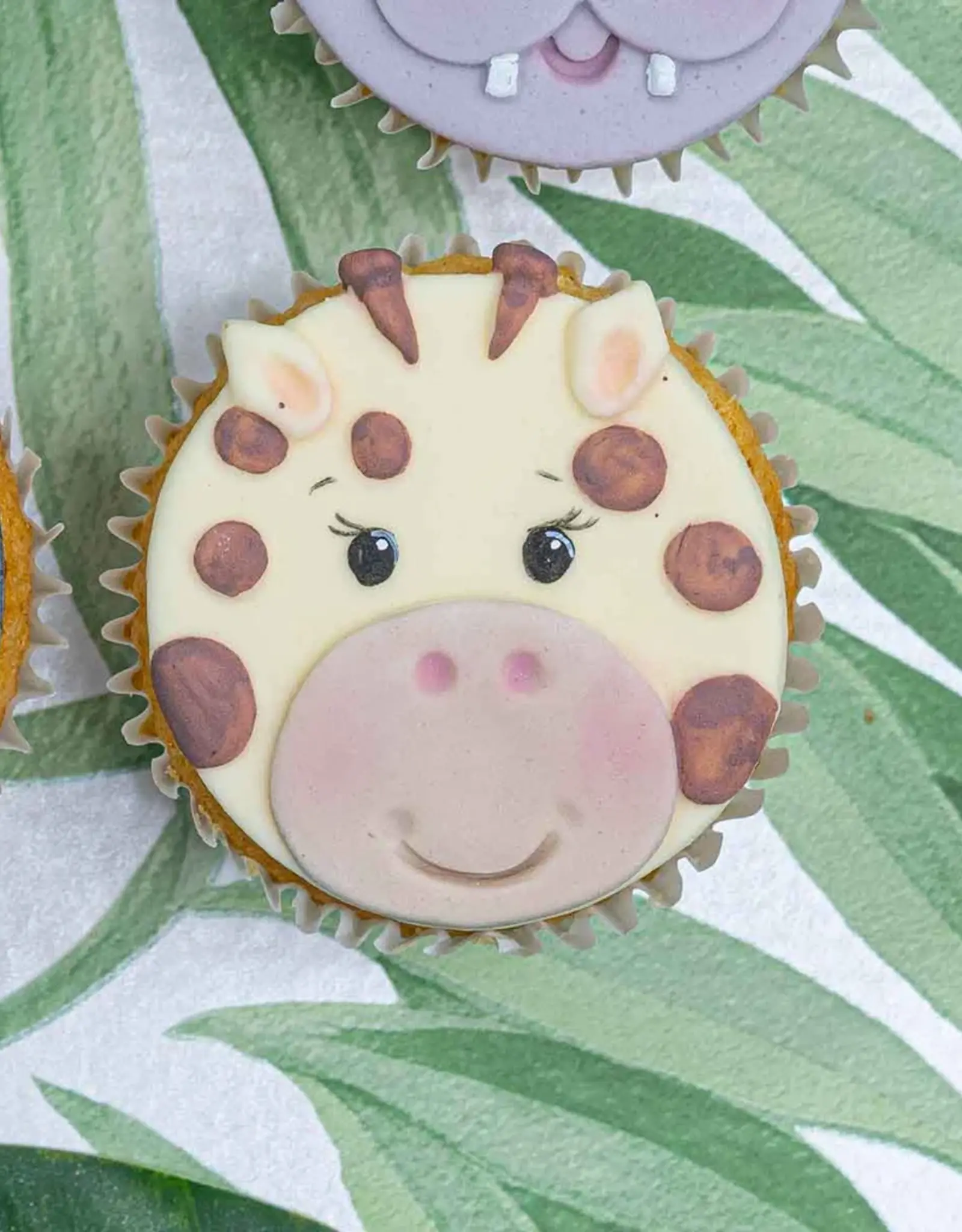 Karen Davies Karen Davies Siliconen Mould - Safari Animal Faces - Giraf -
