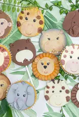 Karen Davies Karen Davies Siliconen Mould - Safari Animal Faces - Nijlpaard -