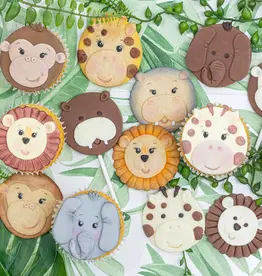 Karen Davies KD - Safari Animal Faces - Nijlpaard -