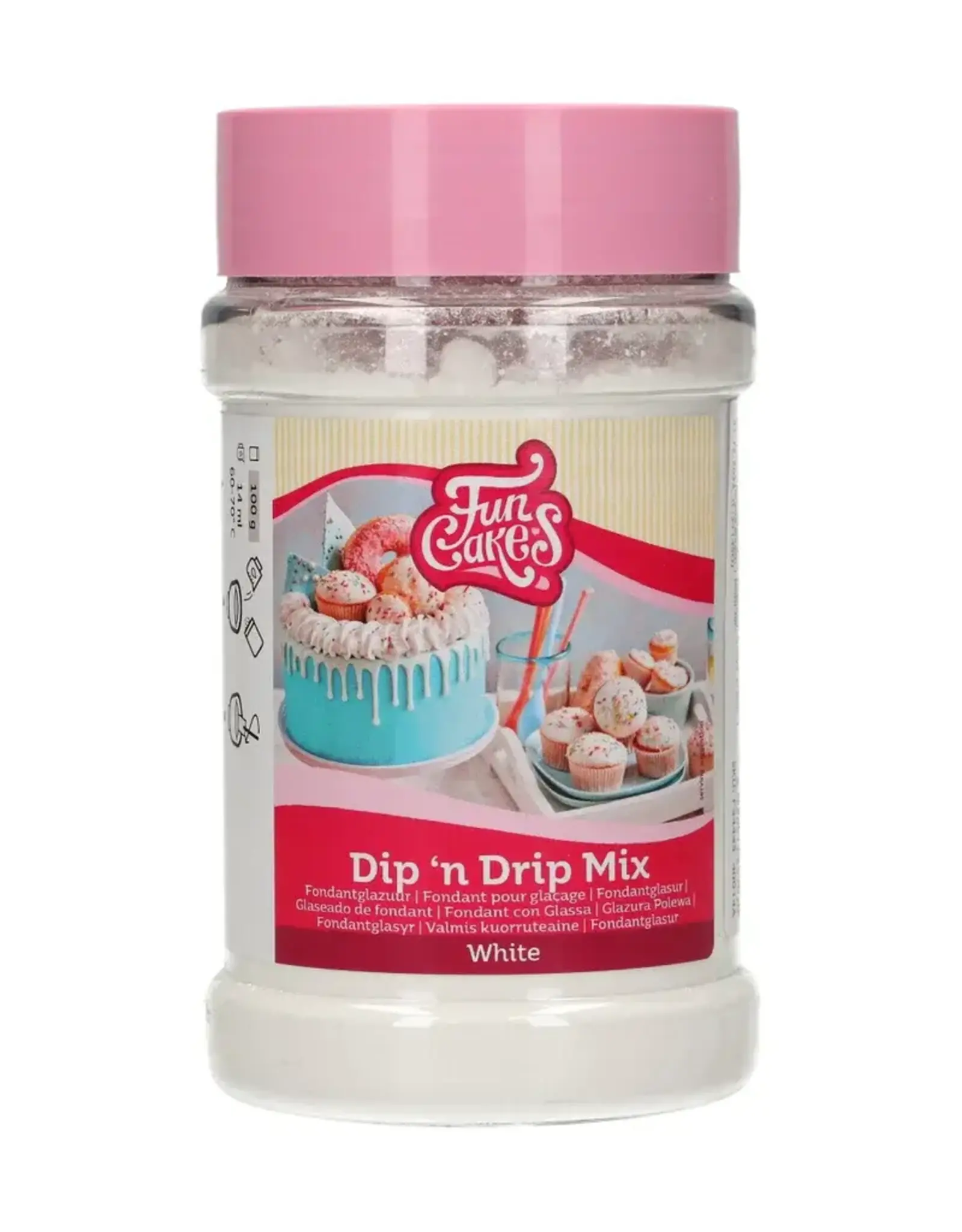 FunCakes FunCakes Mix voor Dip 'n Drip Wit 150 g