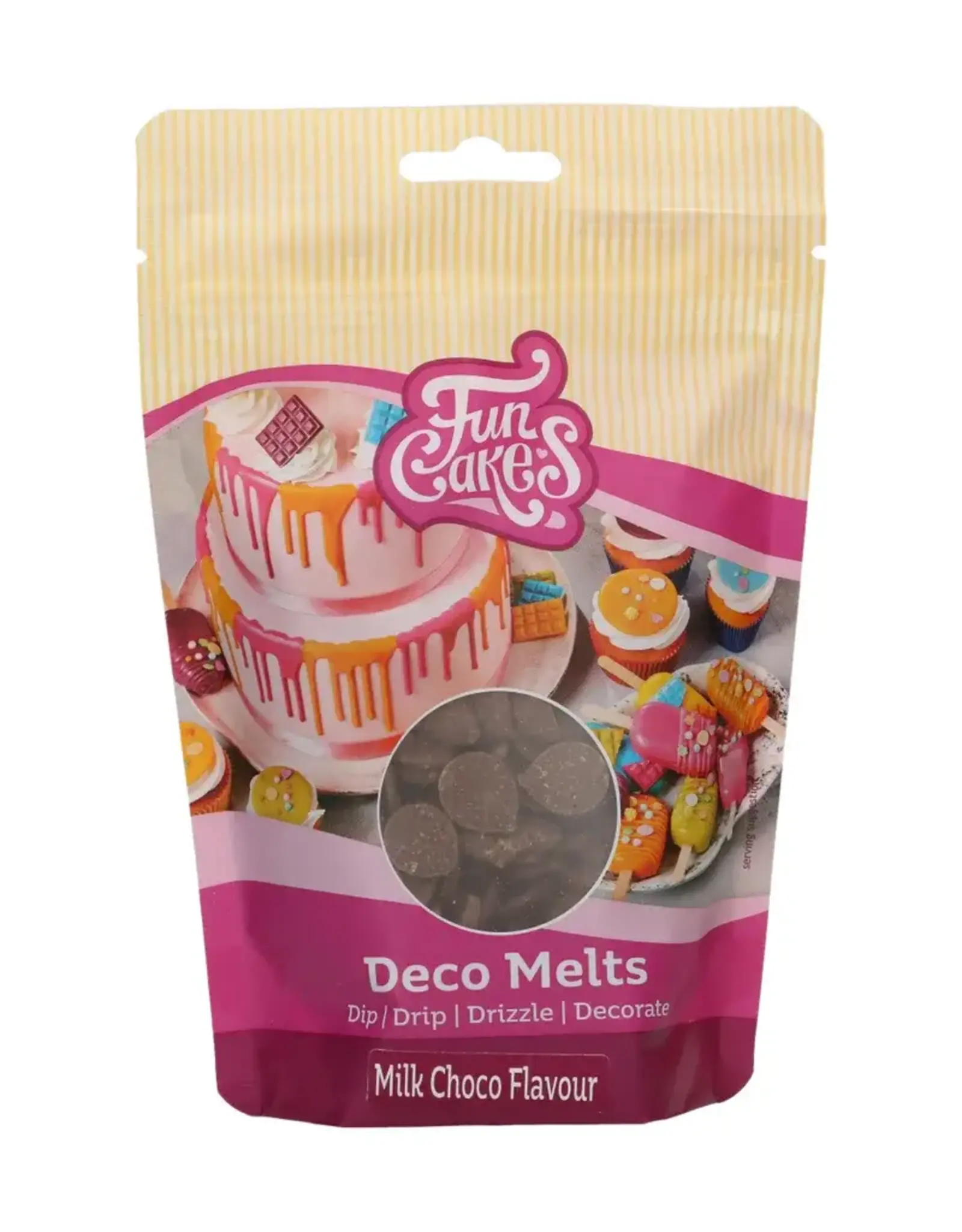 FunCakes FunCakes Deco Melts - Melk Chocosmaak - 250g